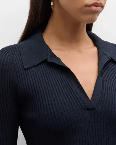 Simkhai Patricia Polo Ribbed Mini Dress | Thumbnail 5 Simkhai Patricia Polo Ribbed Mini Dress | Thumbnail 5