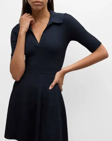 Simkhai Patricia Polo Ribbed Mini Dress | Thumbnail 7 Simkhai Patricia Polo Ribbed Mini Dress | Thumbnail 7