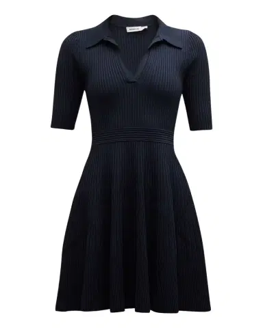Simkhai Patricia Polo Ribbed Mini Dress | Thumbnail 1 Simkhai Patricia Polo Ribbed Mini Dress | Thumbnail 1