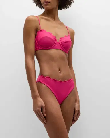 Ramy Brook Amani Scallop Bikini Bottoms | Thumbnail 2