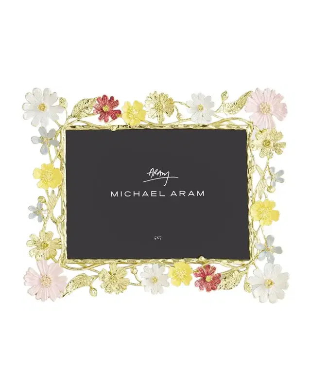 Michael Aram Wildflowers Picture Frame, 5" x 7"