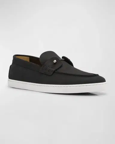 Christian Louboutin Men's Chambeliboat Nubuck Boat Shoes | Thumbnail 3 Christian Louboutin Men's Chambeliboat Nubuck Boat Shoes | Thumbnail 3