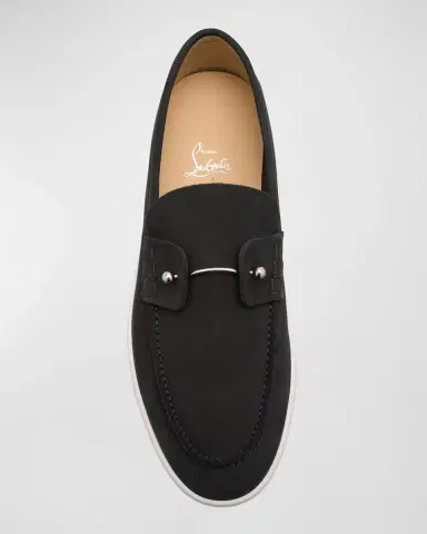 Christian Louboutin Men's Chambeliboat Nubuck Boat Shoes | Thumbnail 5 Christian Louboutin Men's Chambeliboat Nubuck Boat Shoes | Thumbnail 5