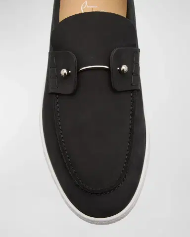 Christian Louboutin Men's Chambeliboat Nubuck Boat Shoes | Thumbnail 6 Christian Louboutin Men's Chambeliboat Nubuck Boat Shoes | Thumbnail 6