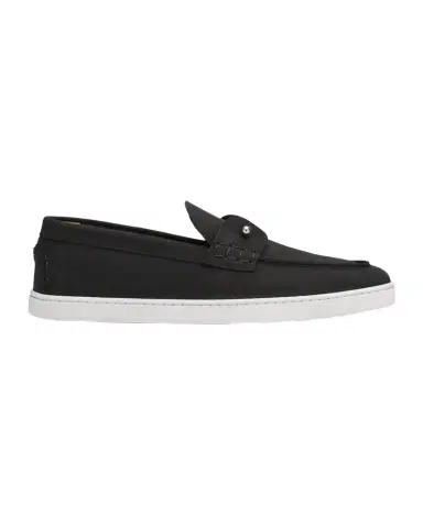 Christian Louboutin Men's Chambeliboat Nubuck Boat Shoes | Thumbnail 1 Christian Louboutin Men's Chambeliboat Nubuck Boat Shoes | Thumbnail 1