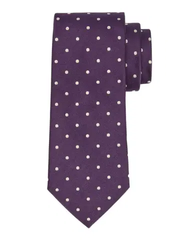 Ralph Lauren Purple Label Polka-Dot Silk Satin Tie | Thumbnail 1