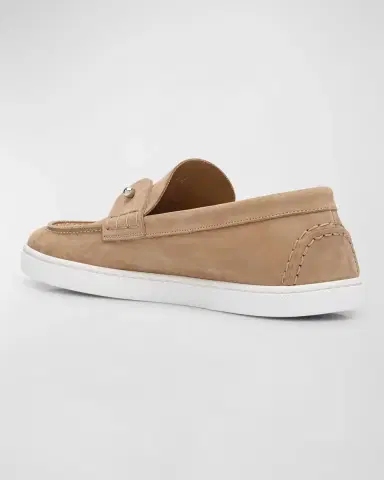 Christian Louboutin Men's Chambeliboat Nubuck Boat Shoes | Thumbnail 4 Christian Louboutin Men's Chambeliboat Nubuck Boat Shoes | Thumbnail 4