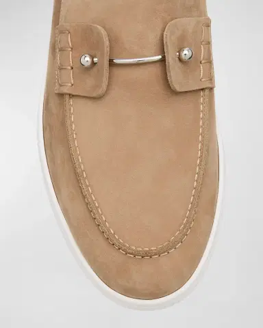 Christian Louboutin Men's Chambeliboat Nubuck Boat Shoes | Thumbnail 6 Christian Louboutin Men's Chambeliboat Nubuck Boat Shoes | Thumbnail 6