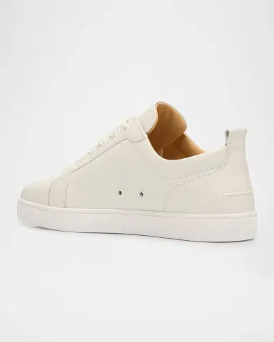 Christian Louboutin Men's Louis Junior Leather Low-Top Sneakers | Thumbnail 4