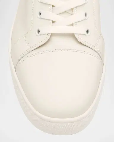 Christian Louboutin Men's Louis Junior Leather Low-Top Sneakers | Thumbnail 6