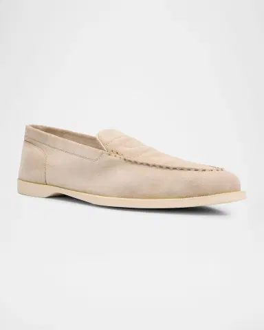 John Lobb Men's Pace Suede Loafers | Thumbnail 2