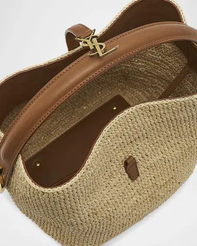 Saint Laurent Le 37 Raffia Bucket Bag | Thumbnail 3 Saint Laurent Le 37 Raffia Bucket Bag | Thumbnail 3