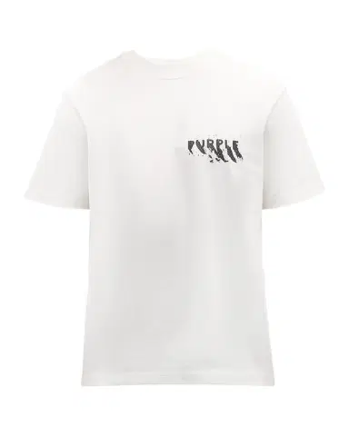 PURPLE Men's Jersey Logo T-Shirt | Thumbnail 1