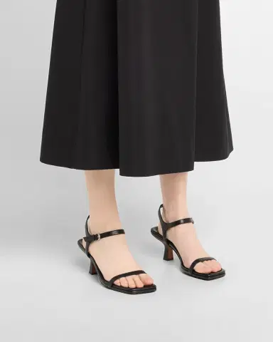Vince Coco Leather Kitten-Heel Sandals | Thumbnail 2