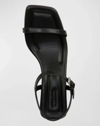 Vince Coco Leather Kitten-Heel Sandals | Thumbnail 5