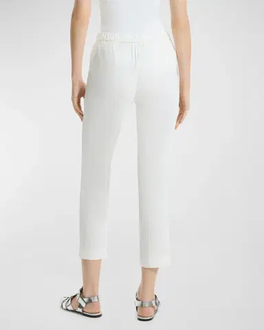 Theory Treeca Cropped Slim Pull-On Pants | Thumbnail 6 Theory Treeca Cropped Slim Pull-On Pants | Thumbnail 6