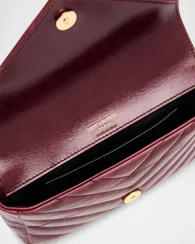 Saint Laurent College Mini YSL Quilted Top Handle Bag | Thumbnail 3 Saint Laurent College Mini YSL Quilted Top Handle Bag | Thumbnail 3