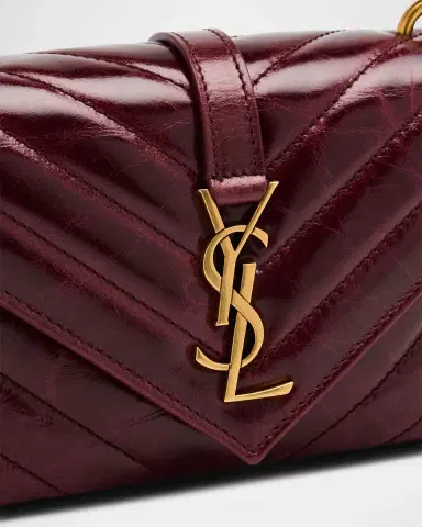 Saint Laurent College Mini YSL Quilted Top Handle Bag | Thumbnail 5 Saint Laurent College Mini YSL Quilted Top Handle Bag | Thumbnail 5