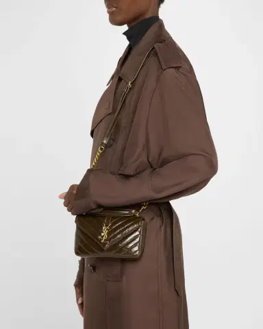 Saint Laurent College Mini YSL Quilted Top Handle Bag | Thumbnail 6 Saint Laurent College Mini YSL Quilted Top Handle Bag | Thumbnail 6