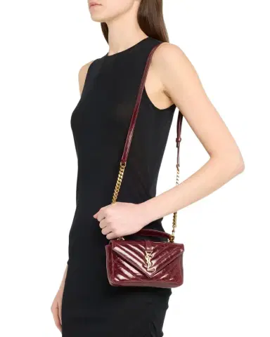 Saint Laurent College Mini YSL Quilted Top Handle Bag | Thumbnail 1 Saint Laurent College Mini YSL Quilted Top Handle Bag | Thumbnail 1