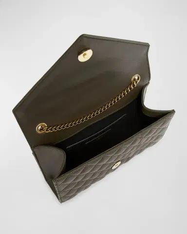 Saint Laurent Envelope Triquilt Small YSL Shoulder Bag in Smooth Leather | Thumbnail 2 Saint Laurent Envelope Triquilt Small YSL Shoulder Bag in Smooth Leather | Thumbnail 2