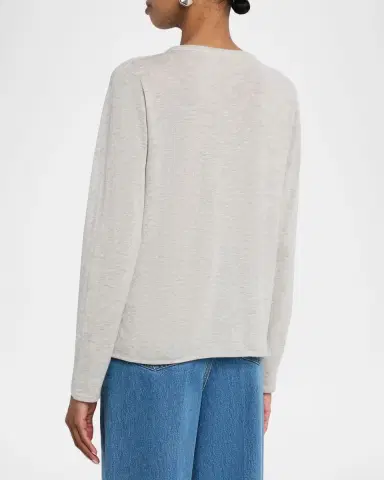 Majestic Filatures Machine Washable Cashmere Crewneck Pullover | Thumbnail 2 Majestic Filatures Machine Washable Cashmere Crewneck Pullover | Thumbnail 2