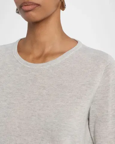 Majestic Filatures Machine Washable Cashmere Crewneck Pullover | Thumbnail 5 Majestic Filatures Machine Washable Cashmere Crewneck Pullover | Thumbnail 5