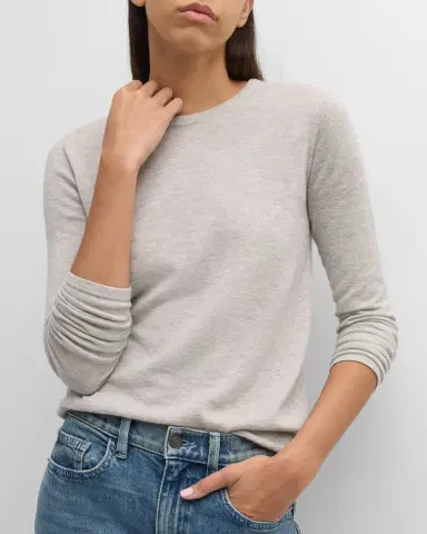 Majestic Filatures Machine Washable Cashmere Crewneck Pullover | Thumbnail 7 Majestic Filatures Machine Washable Cashmere Crewneck Pullover | Thumbnail 7