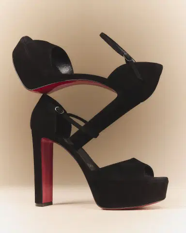 Christian Louboutin 130mm Sandaloo Suede Platform Sandals | Thumbnail 5
