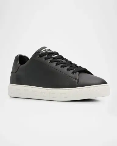 Versace Men's Greca Low-Top Sneakers | Thumbnail 3 Versace Men's Greca Low-Top Sneakers | Thumbnail 3