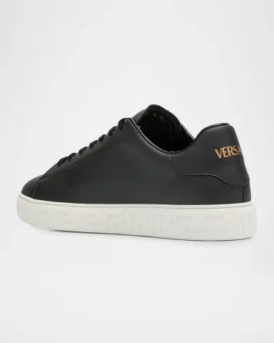 Versace Men's Greca Low-Top Sneakers | Thumbnail 4 Versace Men's Greca Low-Top Sneakers | Thumbnail 4