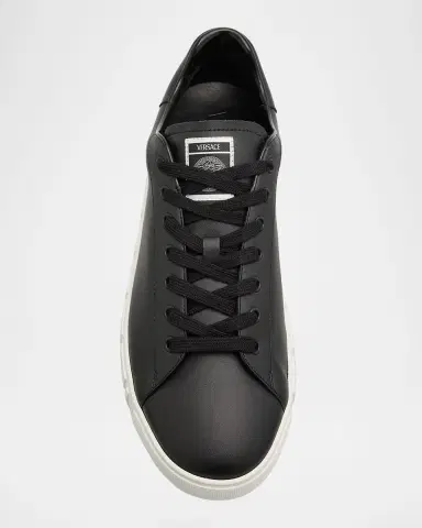 Versace Men's Greca Low-Top Sneakers | Thumbnail 5 Versace Men's Greca Low-Top Sneakers | Thumbnail 5