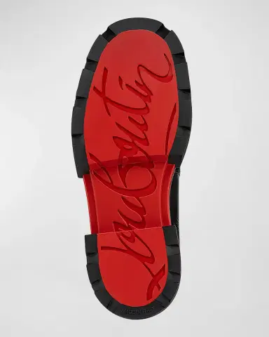 Christian Louboutin Girl 's Marchacroche Calf Leather Boots, Toddlers/Kids | Thumbnail 5