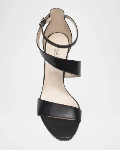 NeroGiardini Leather Ankle-Strap Platform Sandals | Thumbnail 6