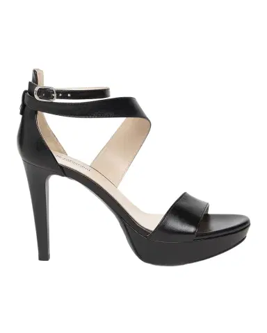 NeroGiardini Leather Ankle-Strap Platform Sandals | Thumbnail 1