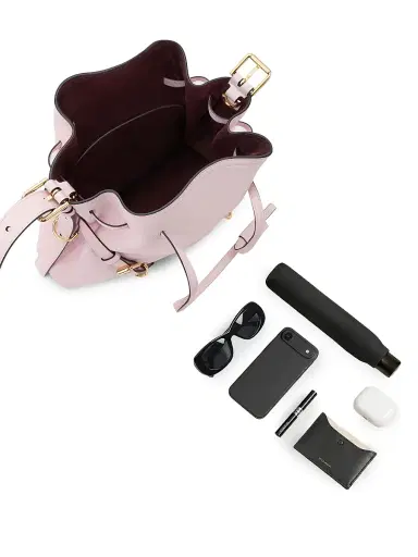 Givenchy Women's Small Voyou Bucket Bag in Shiny Leather - Light Pink | Thumbnail 7 Givenchy Women's Small Voyou Bucket Bag in Shiny Leather - Light Pink | Thumbnail 7