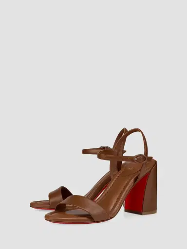 Christian Louboutin Women's Jane 85MM Sandals - Cuoio | Thumbnail 2