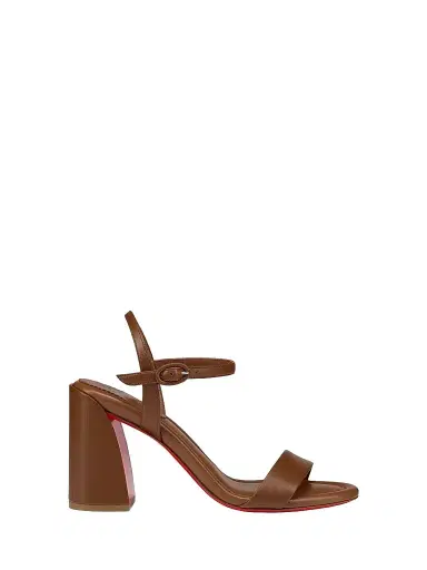 Christian Louboutin Women's Jane 85MM Sandals - Cuoio | Thumbnail 1
