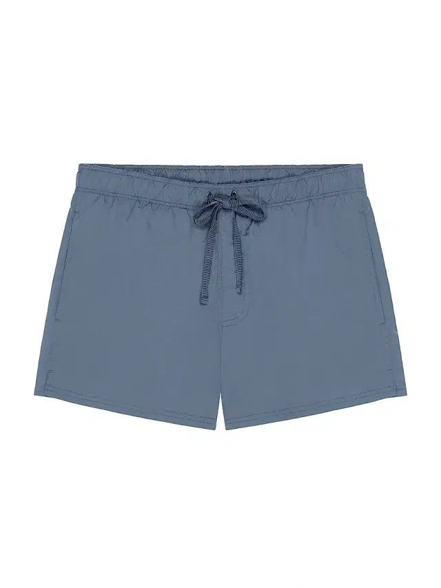Givenchy Men's Swim Shorts with Paris Embroidery - Military Blue