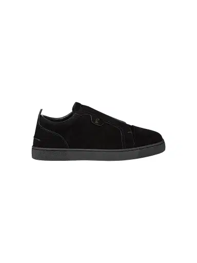 Christian Louboutin Men's St Louis Suede Sneakers - Black - Size 13.5 | Thumbnail 1 Christian Louboutin Men's St Louis Suede Sneakers - Black - Size 13.5 | Thumbnail 1