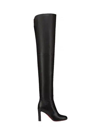 Christian Louboutin Women's Loo 85MM Leather Thigh Boots | Thumbnail 1 Christian Louboutin Women's Loo 85MM Leather Thigh Boots | Thumbnail 1