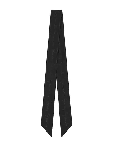 Givenchy Women's Bandeau in Silk Jacquard with Signature | Thumbnail 1 Givenchy Women's Bandeau in Silk Jacquard with Signature | Thumbnail 1