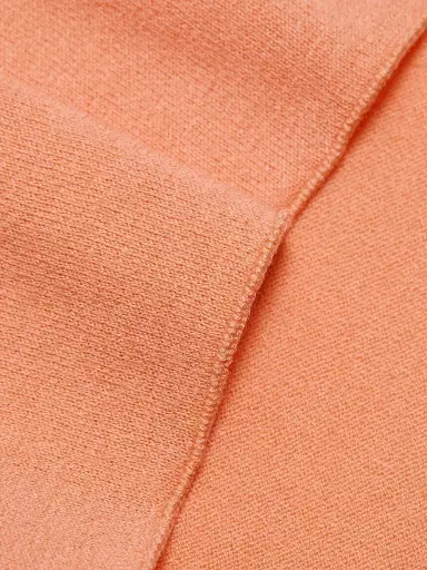 Majestic Filatures Women's Cashmere Crewneck Sweater - Papaya | Thumbnail 7