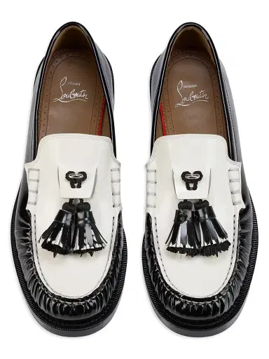 Christian Louboutin Men's Orlando Penny Loafers | Thumbnail 3