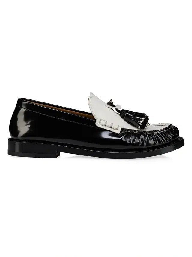 Men's Orlando Penny Loafers - Black White