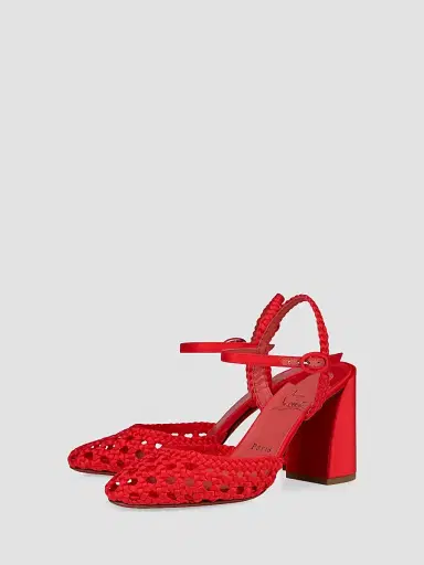 Christian Louboutin Women's Jane Nandina 85MM Pumps - Grapefruit - Size 11 | Thumbnail 2 Christian Louboutin Women's Jane Nandina 85MM Pumps - Grapefruit - Size 11 | Thumbnail 2