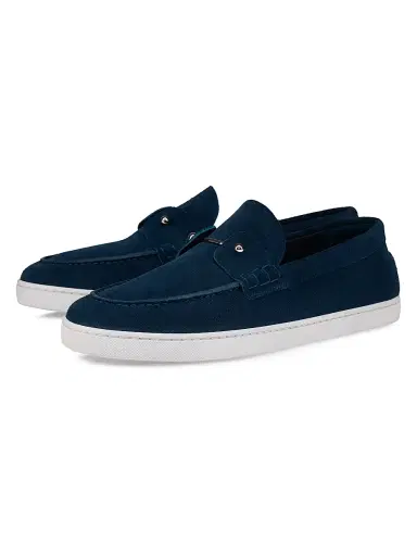 Christian Louboutin Men's Chambeliboat Leather Loafers | Thumbnail 2