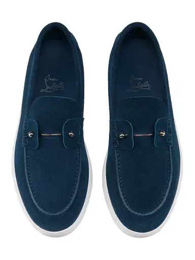 Christian Louboutin Men's Chambeliboat Leather Loafers | Thumbnail 4