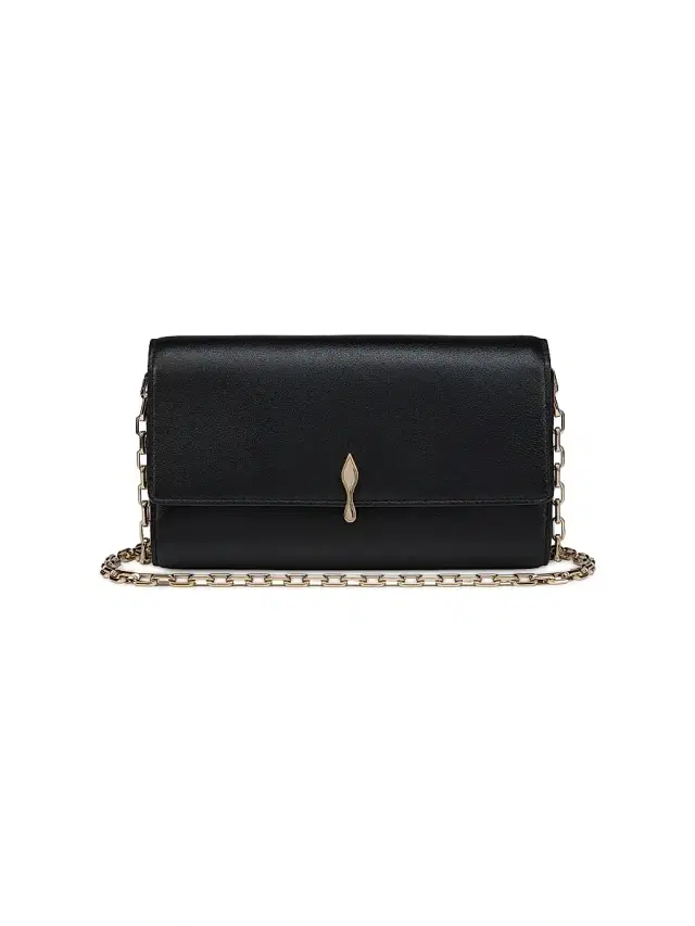 Christian Louboutin Women's Bettina Chain Wallet - Black