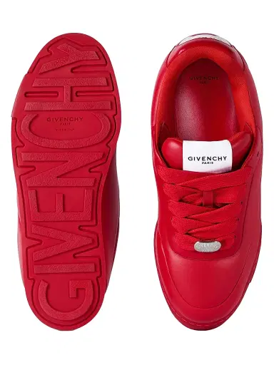 Givenchy Men's Puffy Yard Sneakers in Nappa Leather - Vermillon - Size 13 | Thumbnail 5